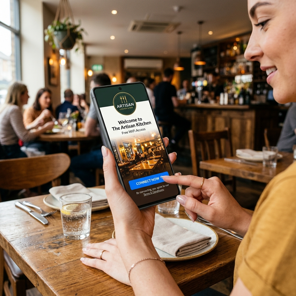 Branded premium WiFi portal