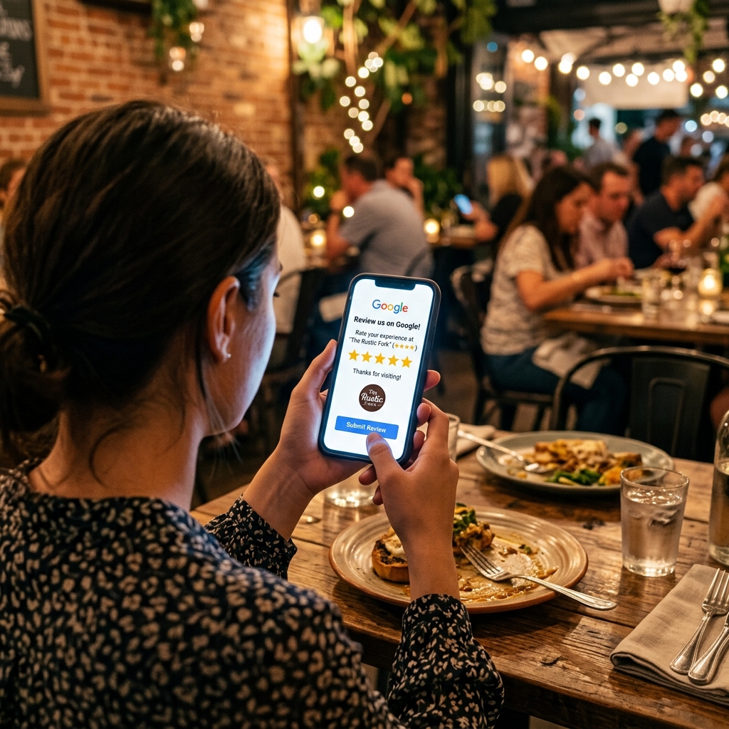 Instant Google review prompt