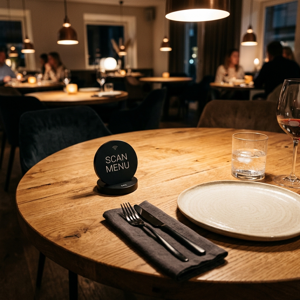 Clean smart table with Tischtap