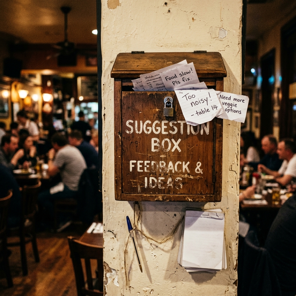 Analog suggestion box
