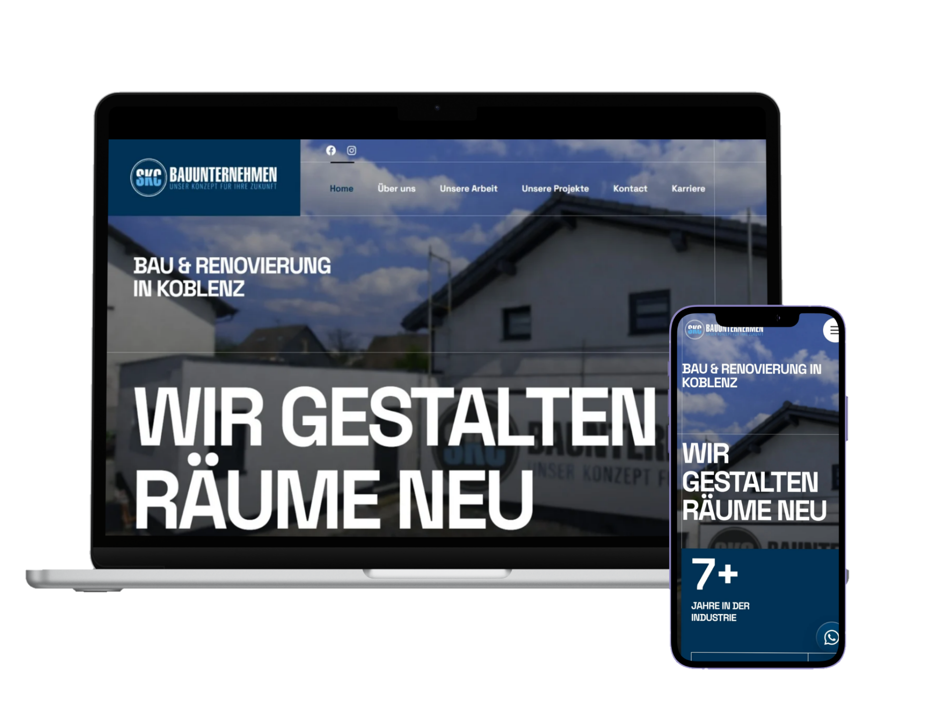 SKC Bauunternehmen Website